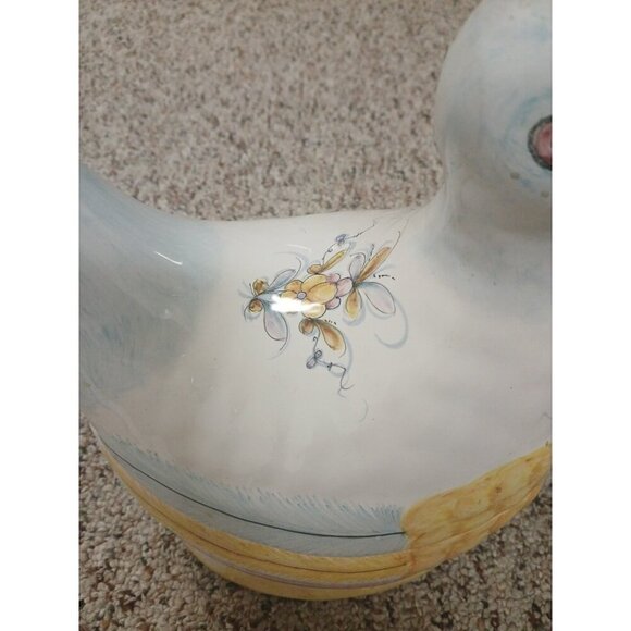 Vintage Hen On A Best Cookie Jar Large Portugal DD-40 - Picture 2 of 11